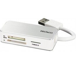 Deltaco Muistikortinlukija USB 3.0