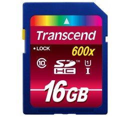 Transcend 16GB UHS-1 Class 10 600x SDHC