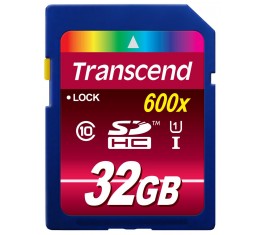 Transcend 32GB UHS-1 Class 10 600x SDHC