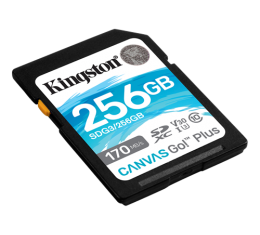 Kingston Canvas Go! Plus U3 V30 SDXC 256GB