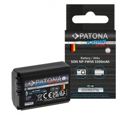 Patona Platinum Sony NP-FW50 Akku 1030 mAh USB-C